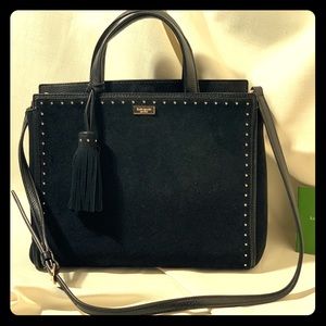 Kate Spade Suede and Pebbled Leather Bag